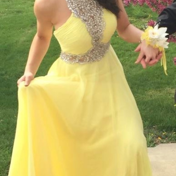 Yellow Prom Dress - Picture 2 of 8